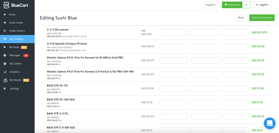 Digital Catalog Software for Wholesale Food Distributors